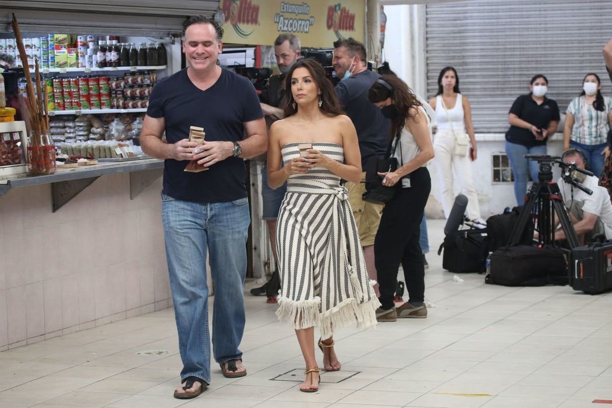 EVA LONGORIA EN MERCADO DE MÉRIDA, YUCATÁN | CUARTOSCURO