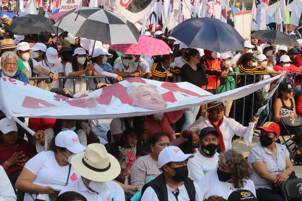 Mitin de reforma eléctrica